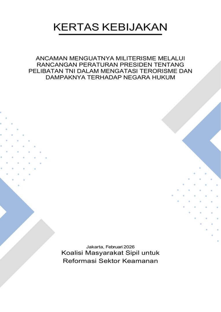 KERTAS KEBIJAKAN PENANGANAN TNI DALAM ATASI TERORISME_2026_FINAL | Forus